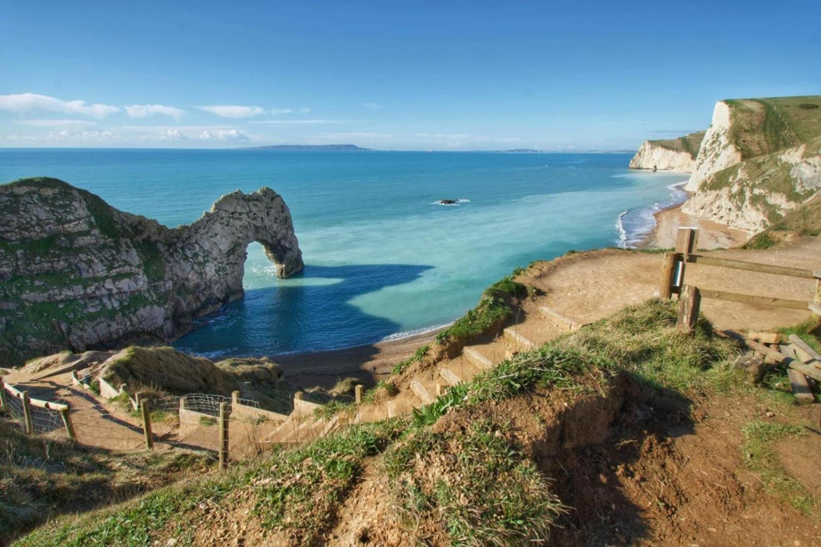 Emma'S Sea View 2-Bedroom Caravan At Durdle Door Near Wareham Dorset 웨스트 룰워스 외부 사진